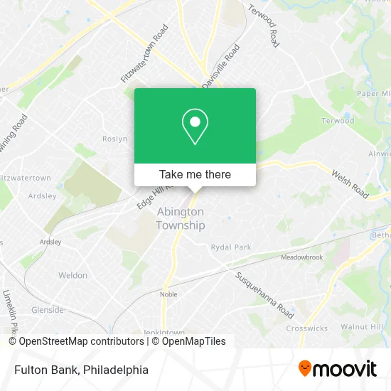 Fulton Bank map