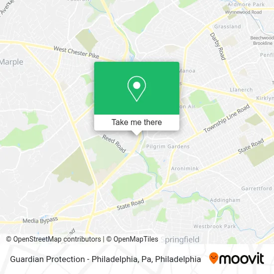 Guardian Protection - Philadelphia, Pa map