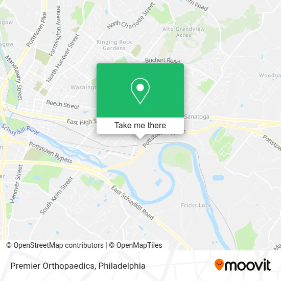 Premier Orthopaedics map