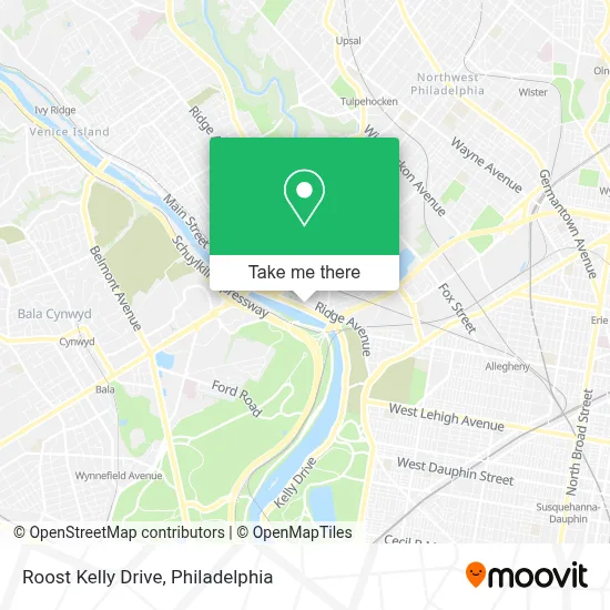 Roost Kelly Drive map
