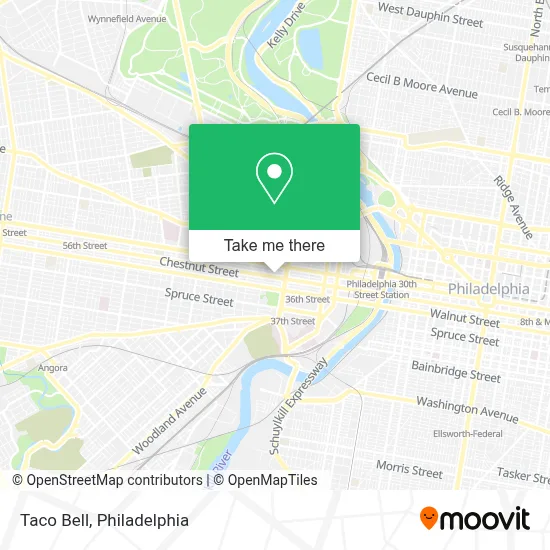 Taco Bell map