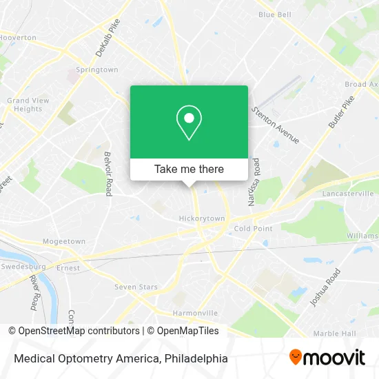 Medical Optometry America map
