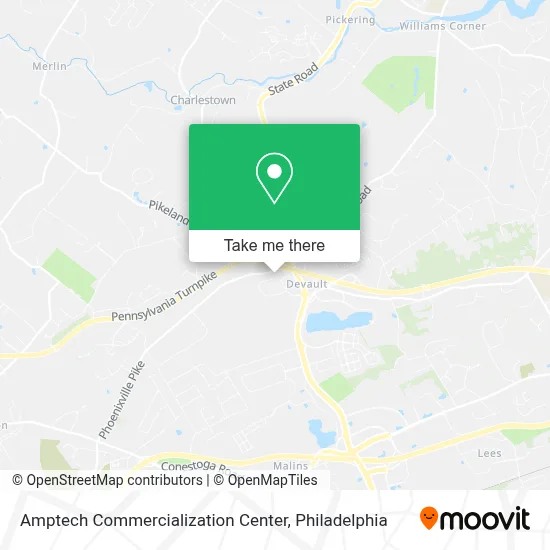 Amptech Commercialization Center map