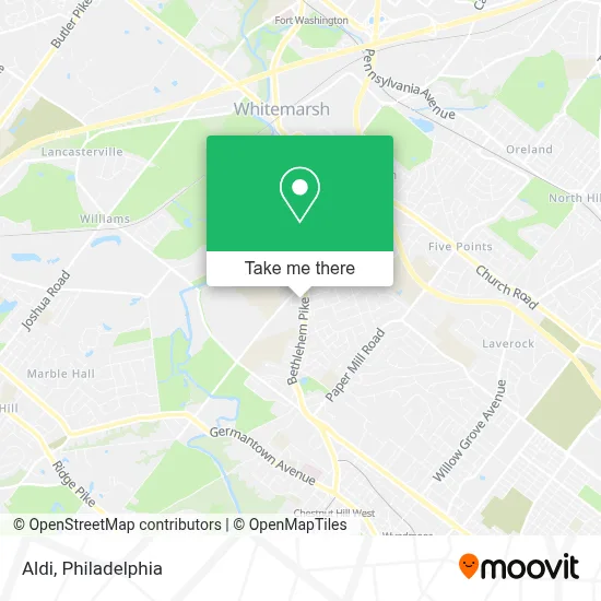 Aldi map