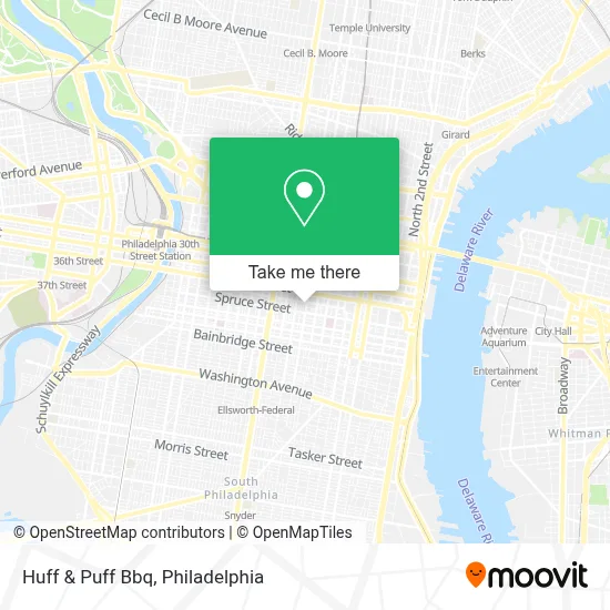 Huff & Puff Bbq map