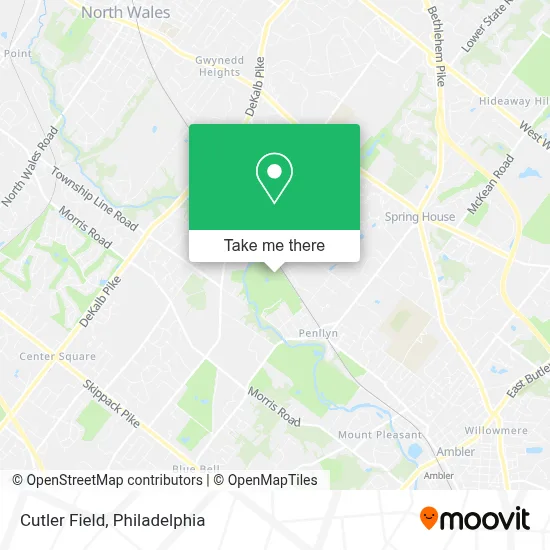 Cutler Field map