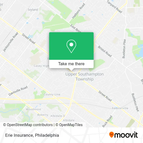Erie Insurance map