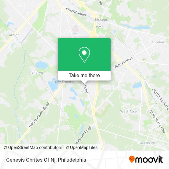 Genesis Chrites Of Nj map