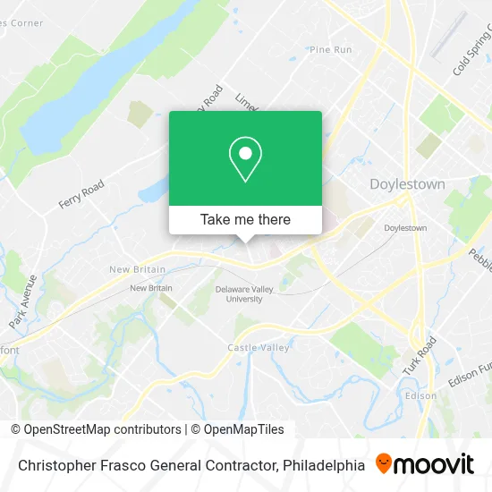 Christopher Frasco General Contractor map