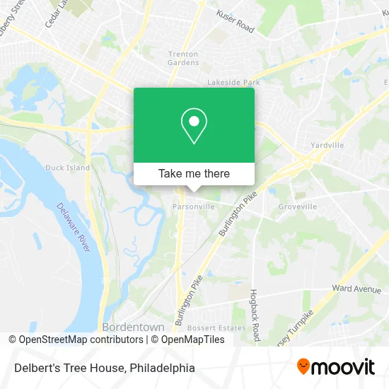 Delbert's Tree House map