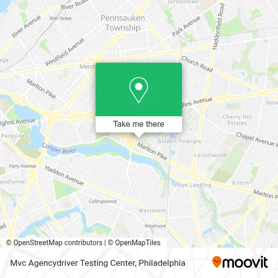 Mvc Agencydriver Testing Center map