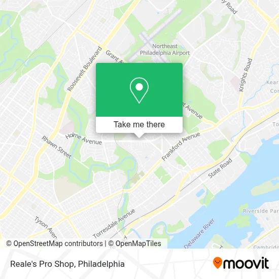 Reale's Pro Shop map