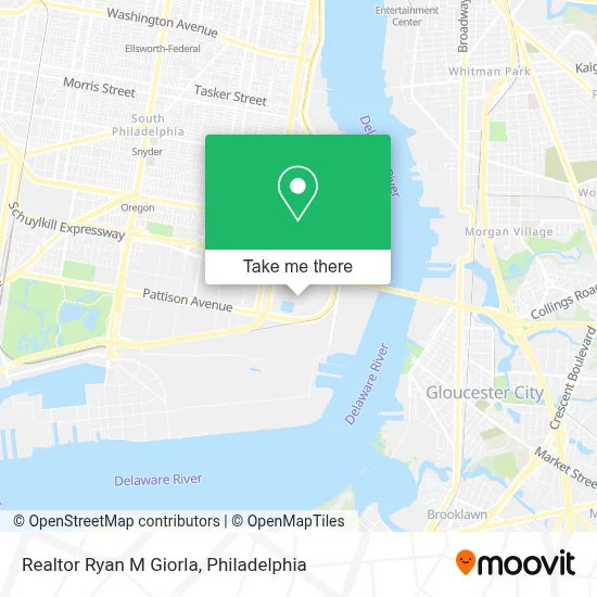 Realtor Ryan M Giorla map