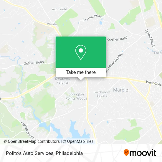 Polito's Auto Services map