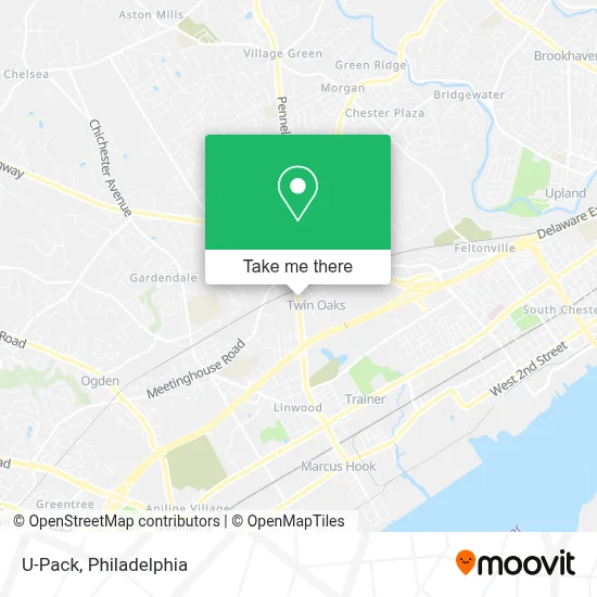 U-Pack map