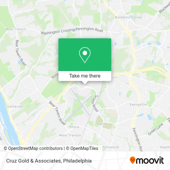 Cruz Gold & Associates map