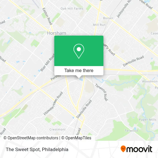 The Sweet Spot map