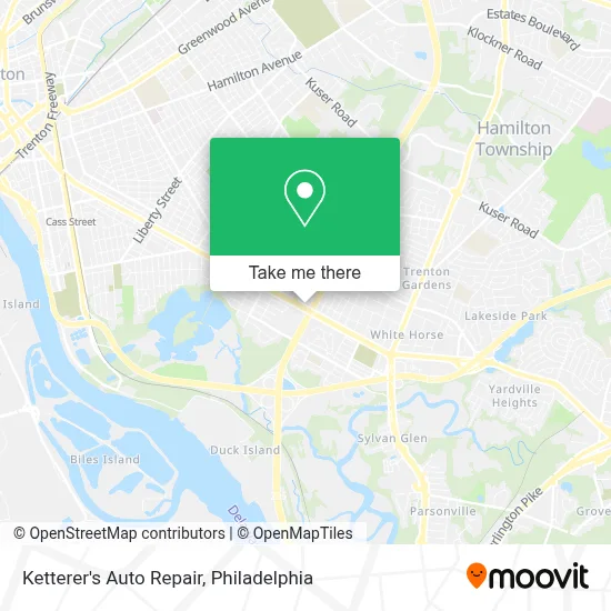 Ketterer's Auto Repair map