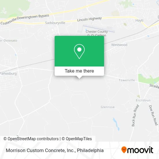 Morrison Custom Concrete, Inc. map