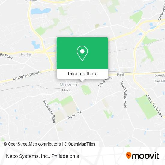Neco Systems, Inc. map