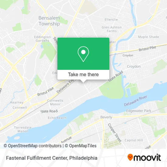 Fastenal Fulfillment Center map