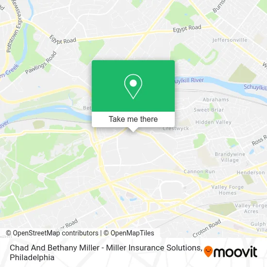 Chad And Bethany Miller - Miller Insurance Solutions map