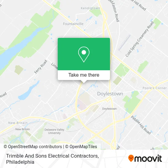 Trimble And Sons Electrical Contractors map