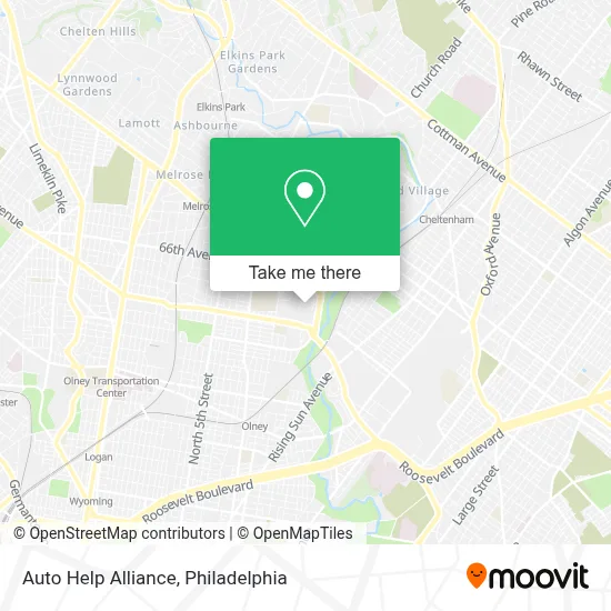 Auto Help Alliance map