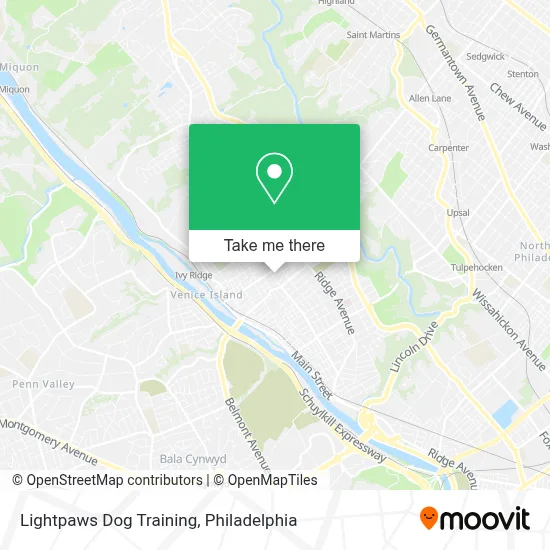 Lightpaws Dog Training map