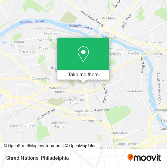 Shred Nations map