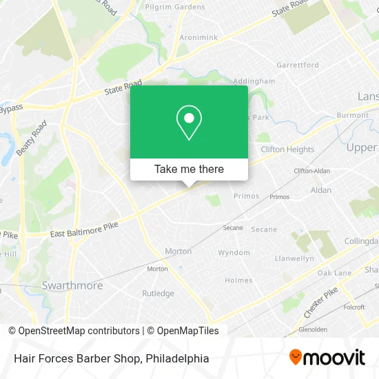 Hair Forces Barber Shop map