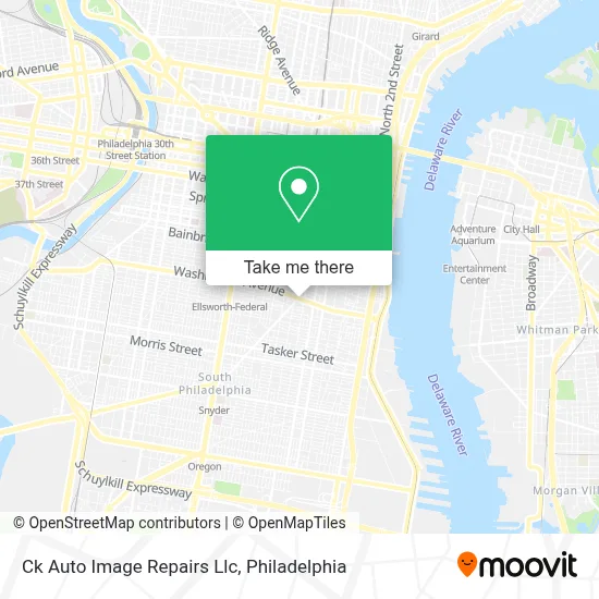 Ck Auto Image Repairs Llc map