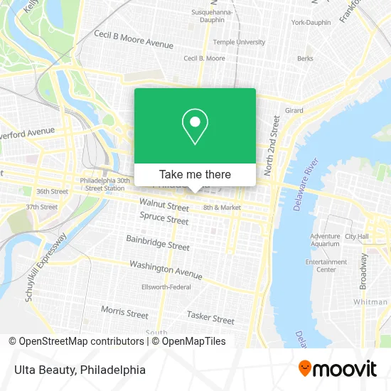 Ulta Beauty map