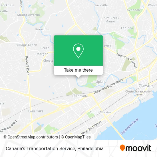 Canaria's Transportation Service map