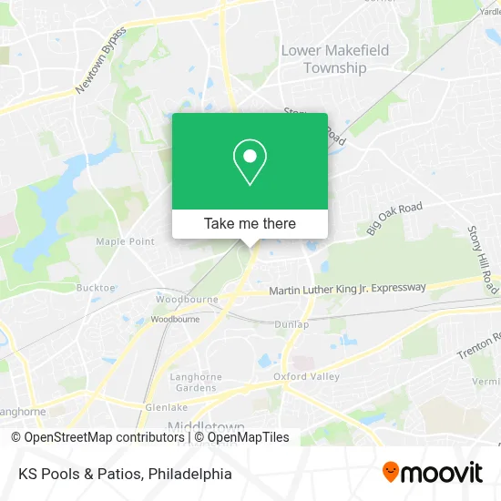 KS Pools & Patios map