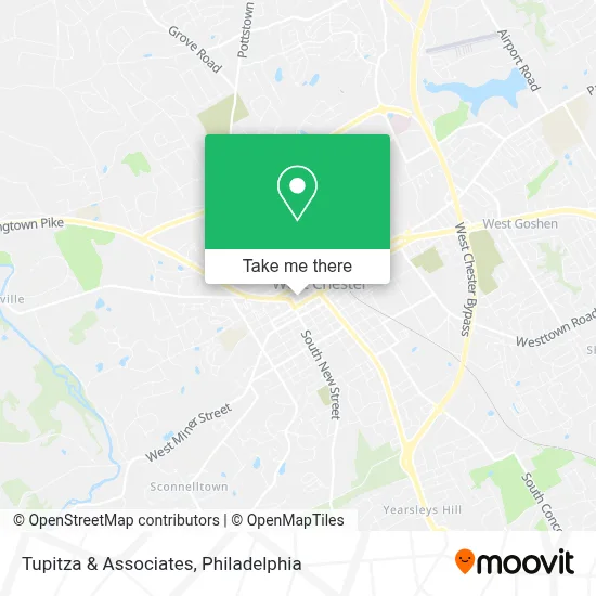Tupitza & Associates map