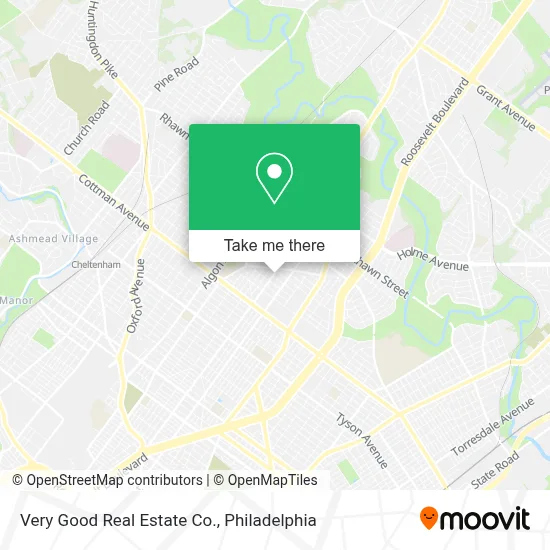 Very Good Real Estate Co. map