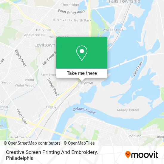 Creative Screen Printing And Embroidery map