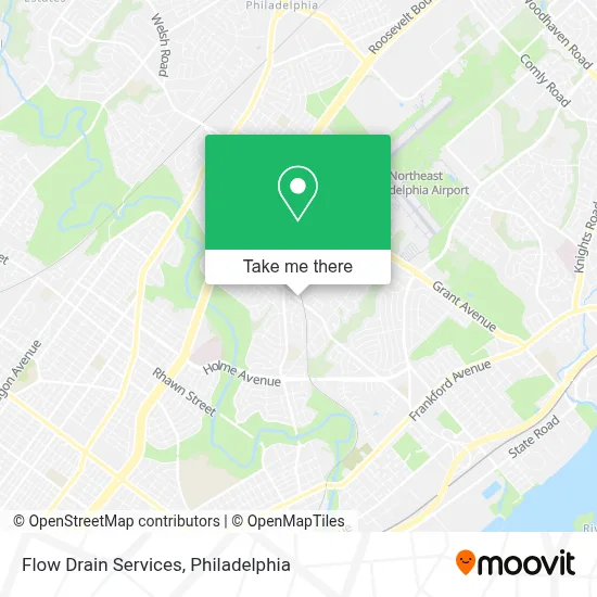 Flow Drain Services map