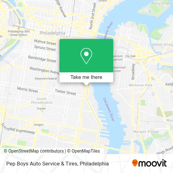 Pep Boys Auto Service & Tires map