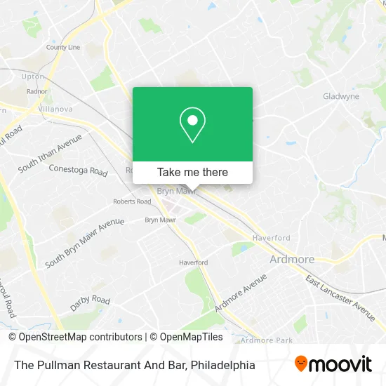 The Pullman Restaurant And Bar map