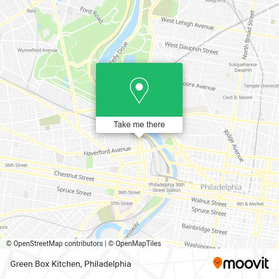 Green Box Kitchen map
