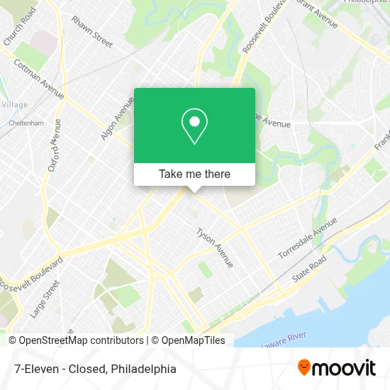 7-Eleven - Closed map