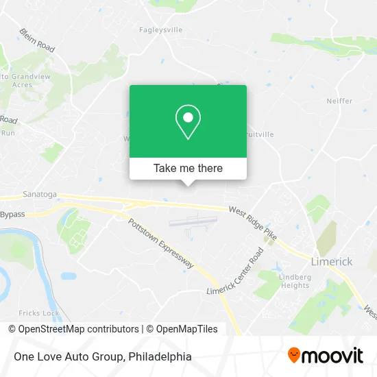 One Love Auto Group map
