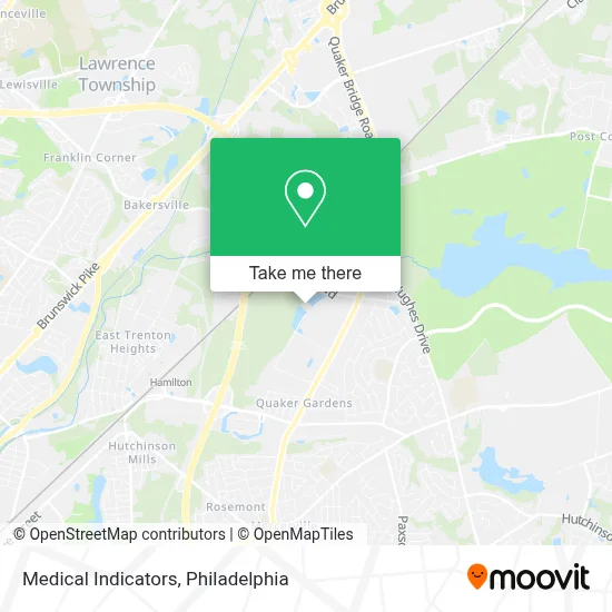 Medical Indicators map