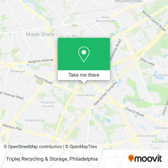 Triplej Recycling & Storage map