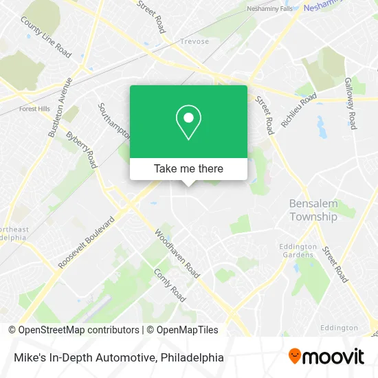 Mike's In-Depth Automotive map