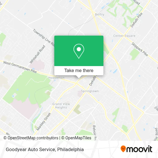Goodyear Auto Service map