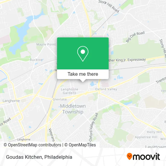 Goudas Kitchen map