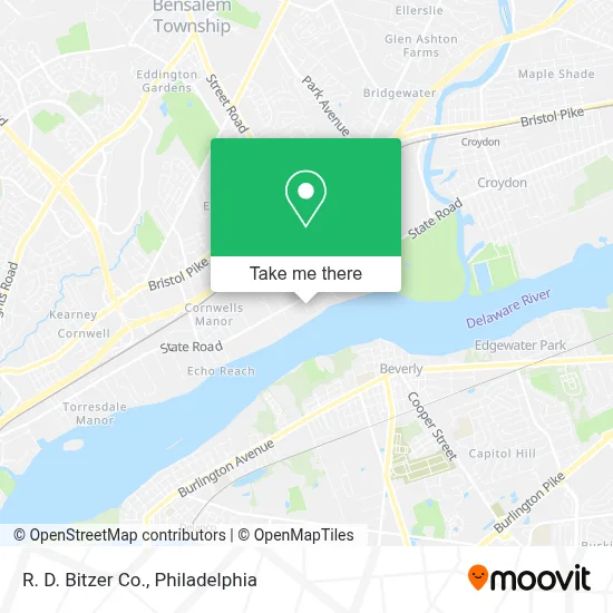 R. D. Bitzer Co. map